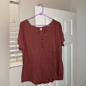 Old Navy Women's Rust Top